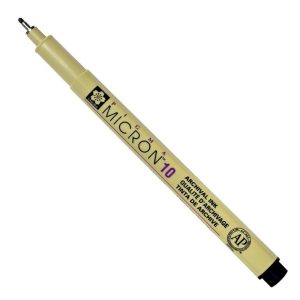 Caneta Pigma Micron preta nº10 ponta 0.60mm