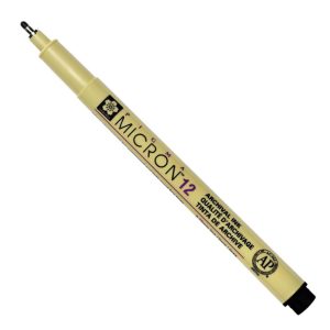 Caneta Pigma Micron preta nº12 ponta 0.70mm