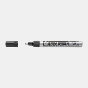 Caneta  Pen Touch prata 2mm