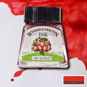 Tinta da china 14ml Scarlete Winsor 