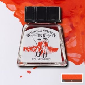 Tinta da china 14ml Vermilion Winsor 