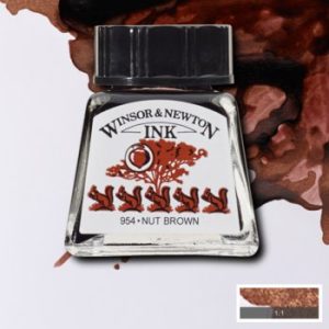 Tinta da china 14ml Nut Brown Winsor 