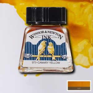Tinta da china 14ml Canary Yellow Winsor 