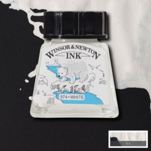 Tinta da china 14ml White Winsor 