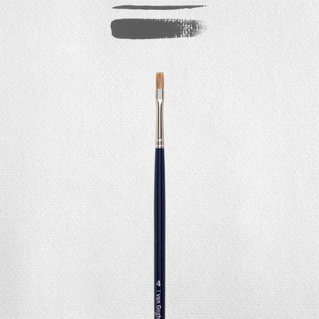 Pincel espatulado pelo orelha de boi ref 234 nº4 Van Gogh