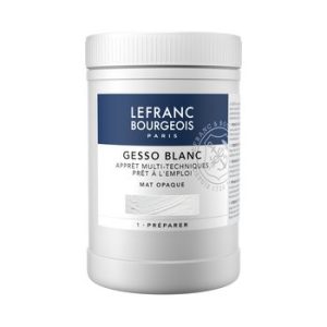 Gesso acrilico branco mate Lefranc 1 L