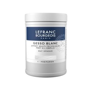 Gesso acrílico branco mate Lefranc 500ml