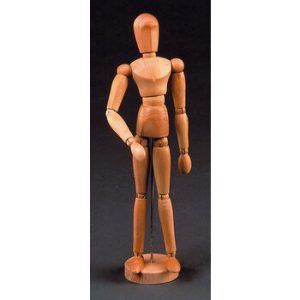 Manequim 30cm articulado