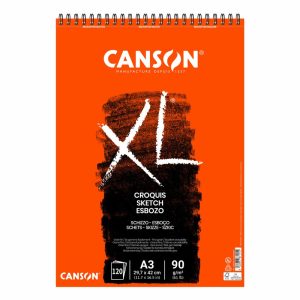Bloco A3 Canson XL 90 gramas 120 folhas