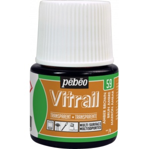 Vitral Pebeo nº59 45ml Marrom umber