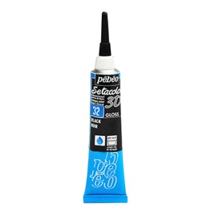  Setacolor 3D 20ml Preto brilhante