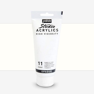 Acrilico studio 100ml 11 branco Pebeo