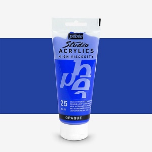 Acrilico studio 100ml 25 Azul ultramar opaco Pebeo