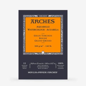 Bloco aguarela A5 300grs 12 Folhas 100% algodão Arches