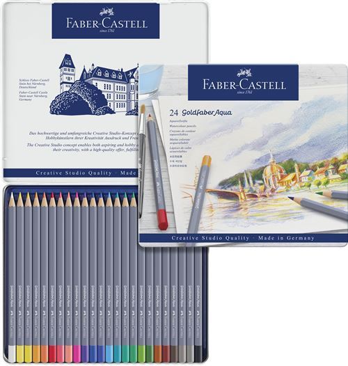 Cx24 lapis aguarela Faber Castell