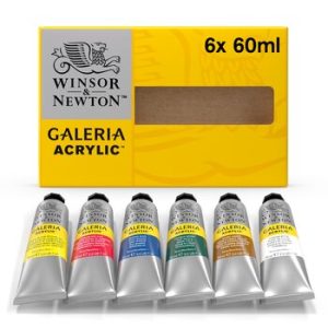 Conjunto de 6 cores acrílicas 60ml