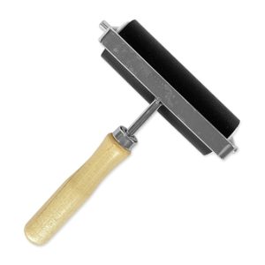 Rolo de borracha 10cm para linolio