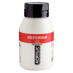 Acrílico Branco titaneo 105 1Litro Amsterdam 