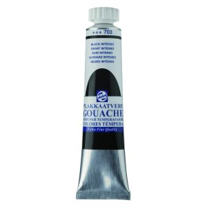 Guache Talens 20ml nº703 Negro intenso