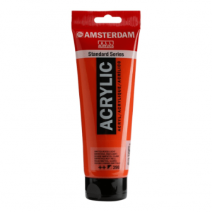 Acrílico Amsterdam 250ml nº398 Vermelho naftol claro
