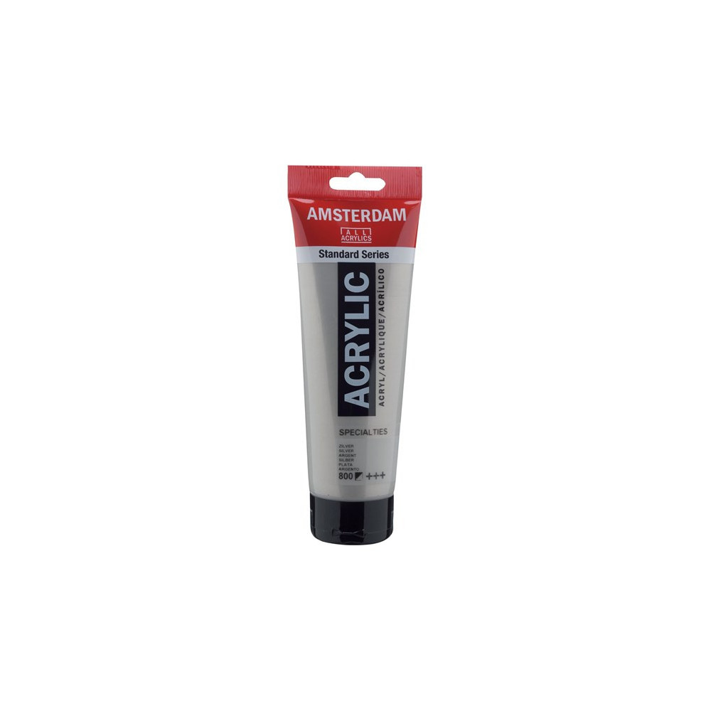 Acrílico Amsterdam 250ml nº800 Prata