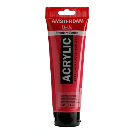 Acrílico Amsterdam 250ml nº348 Vermelho permanente purpura