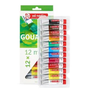 Conjunto de 12 x 12ml Guache Artecreation