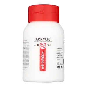 Acrilico 750ml 105 Art creation Branco titaneo