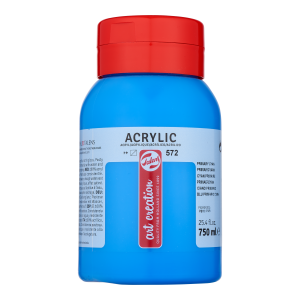 Acrilico 750ml 572 Art creation Azul cyan