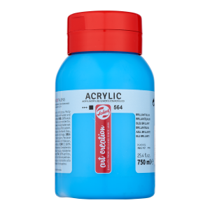 Acrilico 750ml 564 Art creation Azul brilhante
