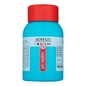 Acrilico 750ml 661 Art creation Verde turquesa