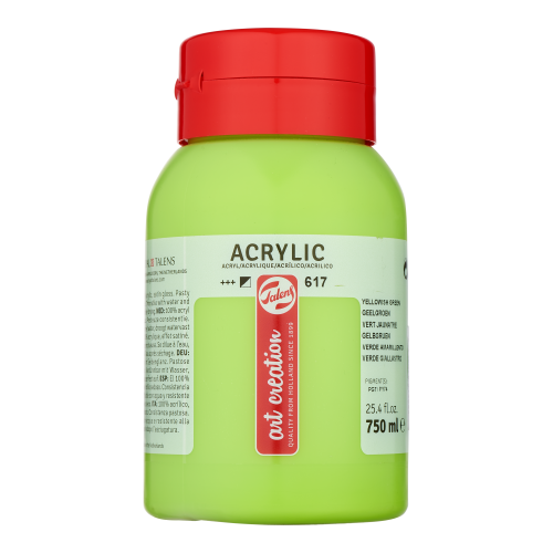 Acrilico 750ml 617 Art creation Verde amarelado