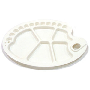 Paleta oval com cavidades 34-25