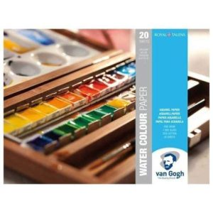 Bloco aguarela 20 folhas 200grs 24-32 Van Gogh