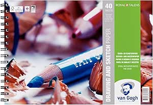 Bloco 21-29 160grs espiral Van Gogh