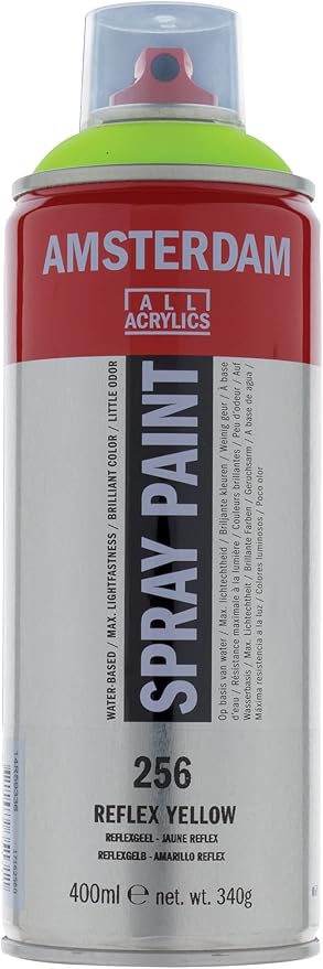 Spray acrilico 400ml n 256 Amarelo fluorescente Amsterdam