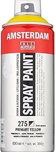 Spray acrilico 400ml n 275 Amarelo primário Amsterdam 