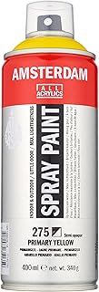 Spray acrilico 400ml n 275 Amarelo primário Amsterdam
