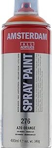 Spray acrilico 400ml n 276 Laranja azo Amsterdam 