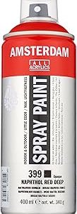 Spray acrilico 400ml n 399 Vermelho naftol escuro Amsterdam 