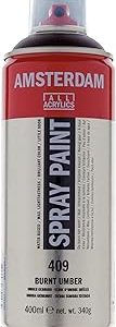 Spray acrilico 400ml n 409 Terra sombra tostada Amsterdam 