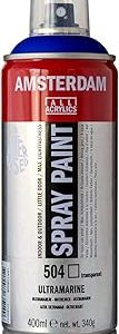 Spray acrilico 400ml n 504 Azul ultramar Amsterdam 