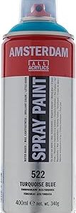 Spray acrilico 400ml n 522 Azul turquesa Amsterdam 