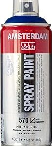 Spray acrilico 400ml n 570 Azul phthalo  Amsterdam 
