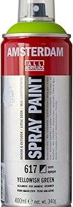 Spray acrilico 400ml n 617 Verde amarilento Amsterdam 