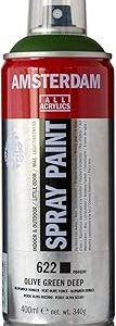 Spray acrilico 400ml n 622 Verde oliva escuro Amsterdam 