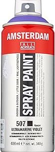 Spray acrilico 400ml n 507 Violeta ultramarino Amsterdam 