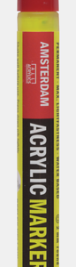 Marcador Amsterdam tamanho S nº256 Amarelo Fluorescente