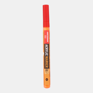 Marcador Amsterdam tamanho S nº257 Laranja Fluorescente