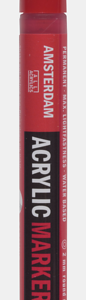 Marcador Amsterdam tamanho S nº318 Carmin